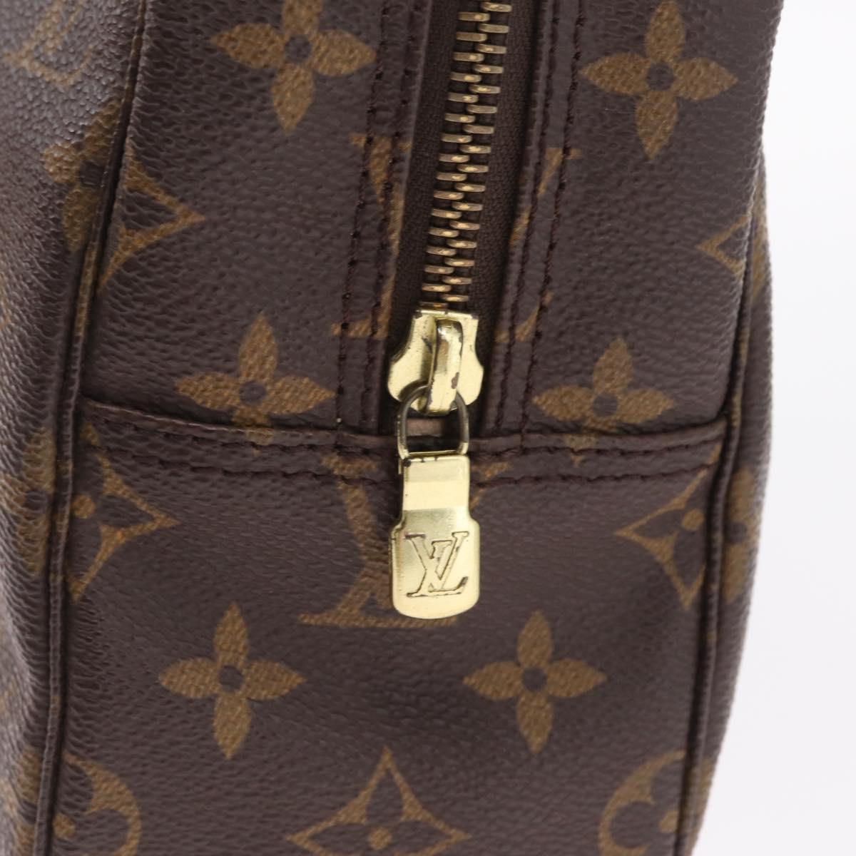LOUIS VUITTON Monogram Trousse Toilette 28 Clutch Bag M47522 LV Auth ki6941V