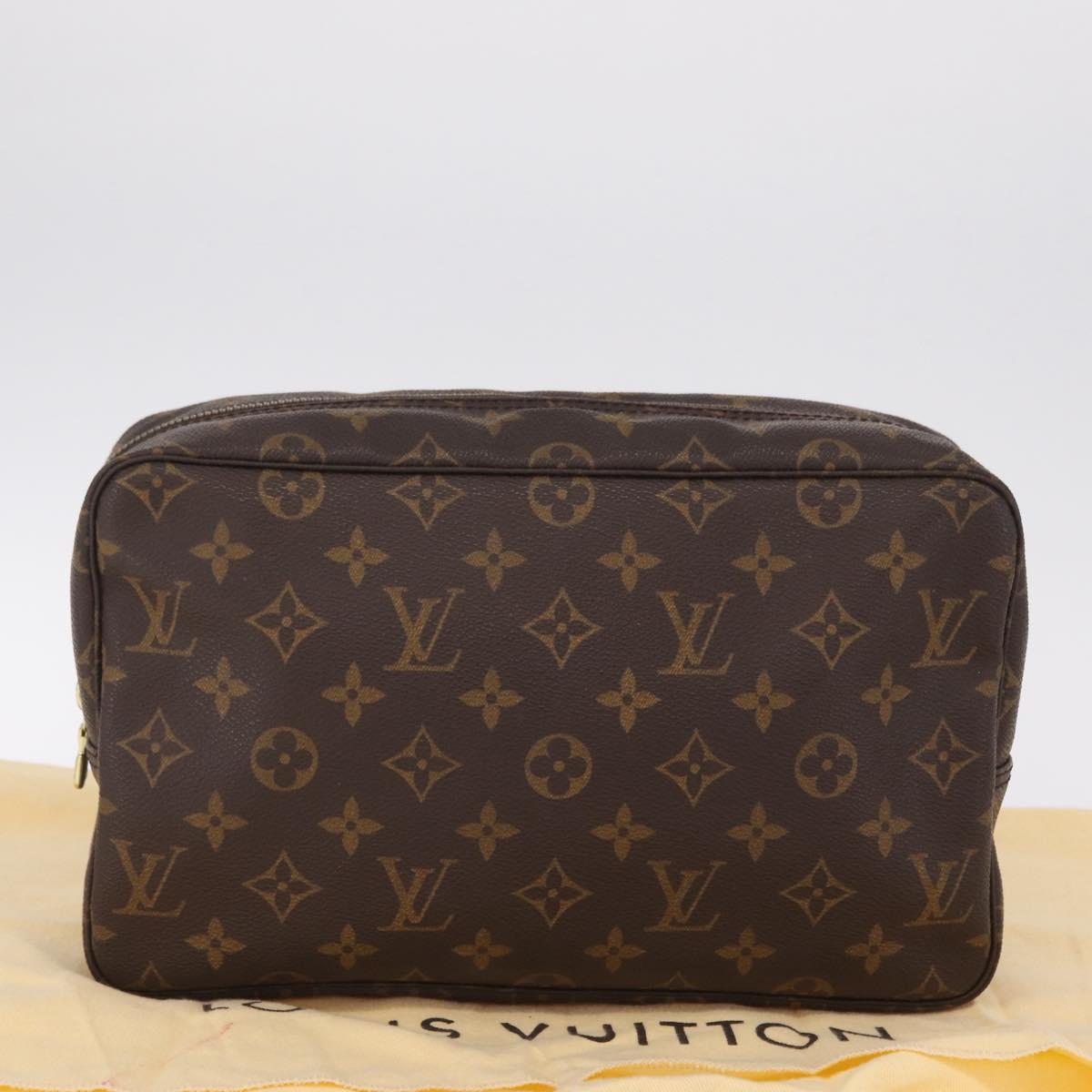 LOUIS VUITTON Monogram Trousse Toilette 28 Clutch Bag M47522 LV Auth ki6941V