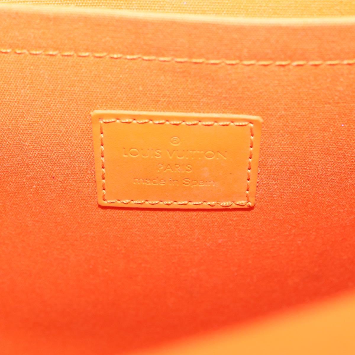 LOUIS VUITTON Epi Croisette PM Tote Bag Orange Mandarin M5249H LV Auth ki6947V