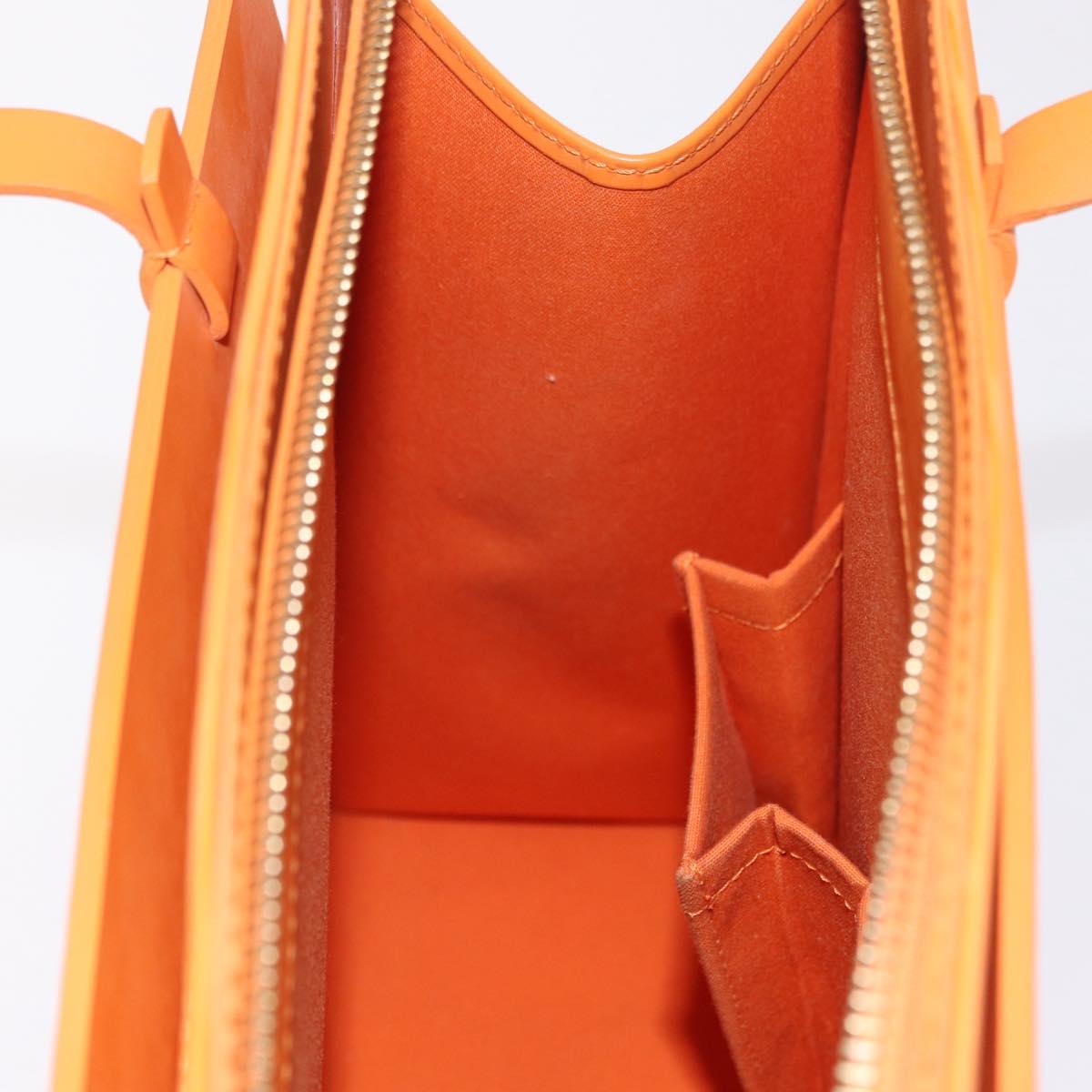 LOUIS VUITTON Epi Croisette PM Tote Bag Orange Mandarin M5249H LV Auth ki6947V