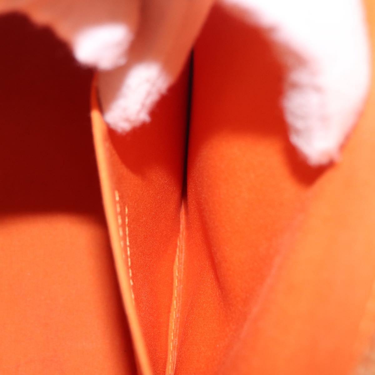 LOUIS VUITTON Epi Croisette PM Tote Bag Orange Mandarin M5249H LV Auth ki6947V