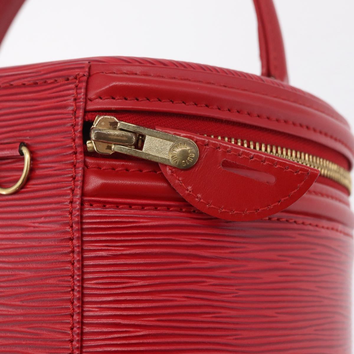 LOUIS VUITTON Epi Cannes Hand Bag Red M48037 LV Auth ki6953A