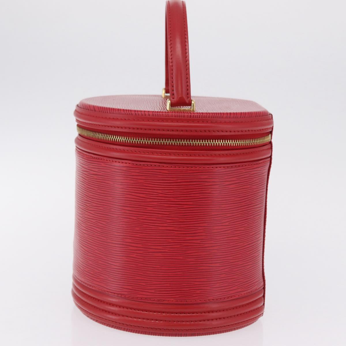 LOUIS VUITTON Epi Cannes Hand Bag Red M48037 LV Auth ki6953A