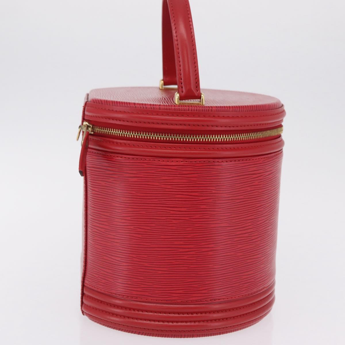 LOUIS VUITTON Epi Cannes Hand Bag Red M48037 LV Auth ki6953A