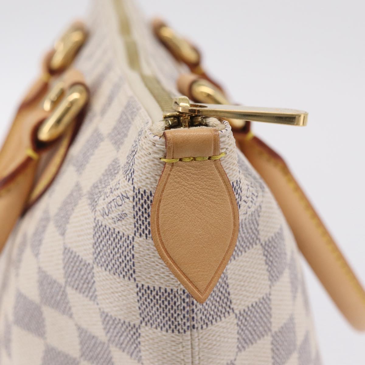 LOUIS VUITTON Damier Azur Saleya PM Tote Bag N51186 LV Auth ki6954V