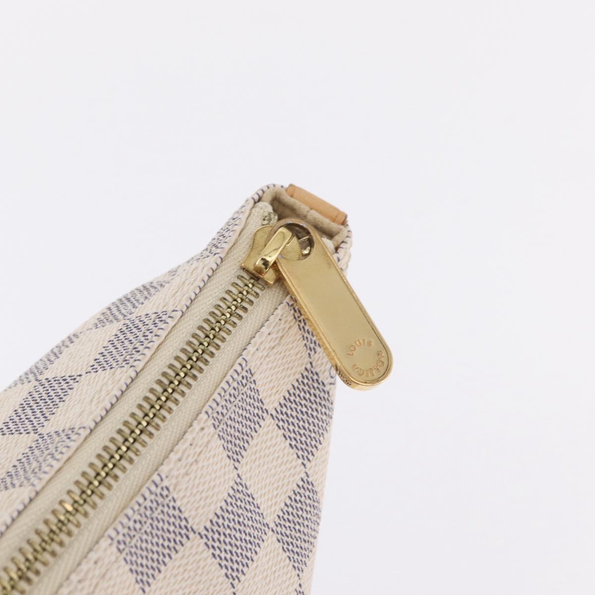 LOUIS VUITTON Damier Azur Saleya PM Tote Bag N51186 LV Auth ki6954V
