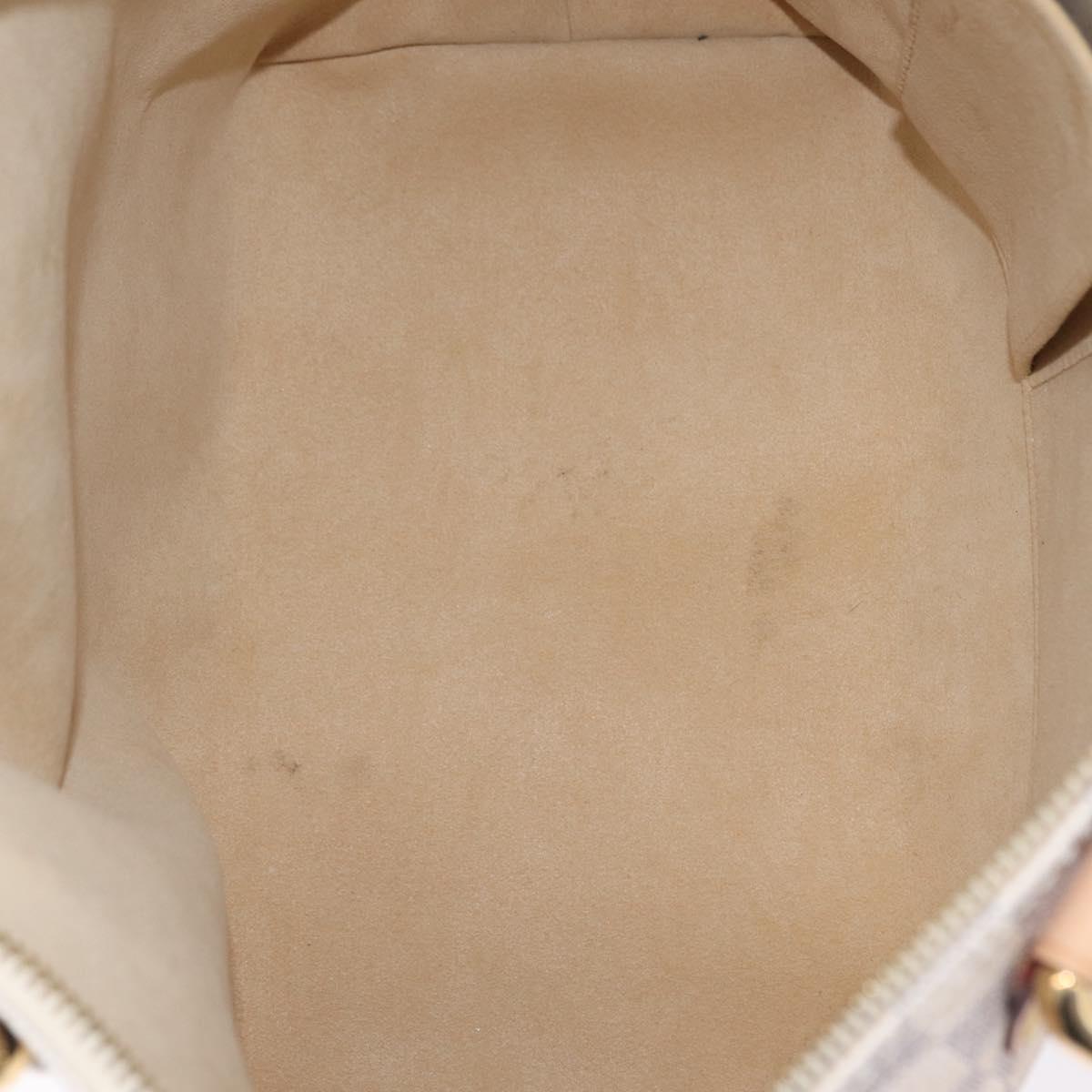 LOUIS VUITTON Damier Azur Saleya PM Tote Bag N51186 LV Auth ki6954V