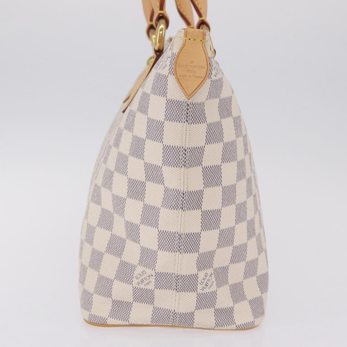 LOUIS VUITTON Damier Azur Saleya PM Tote Bag N51186 LV Auth ki6954V