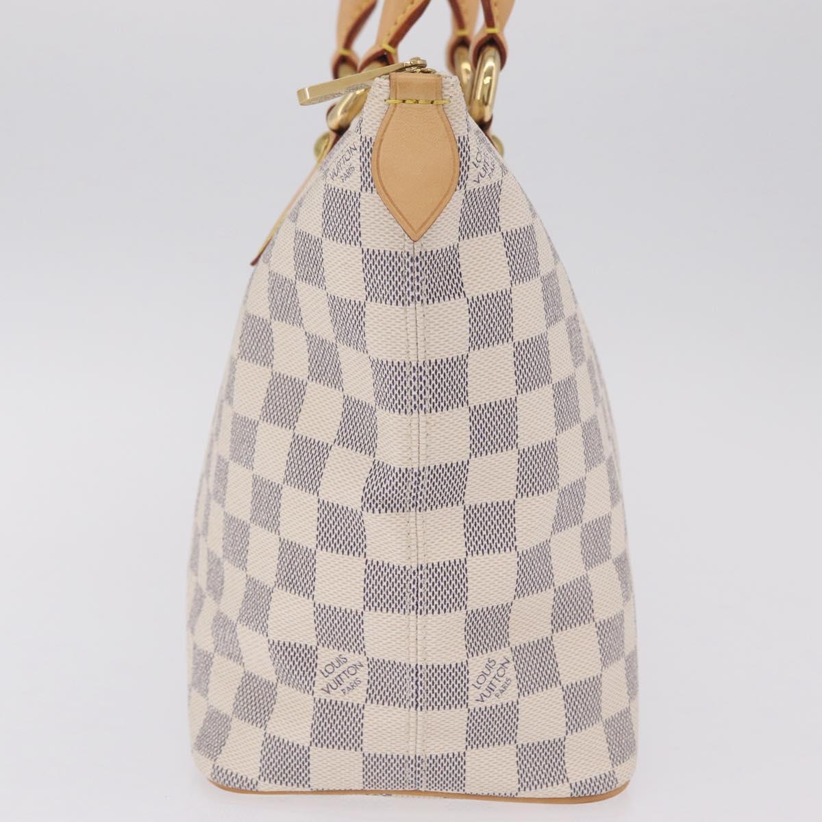LOUIS VUITTON Damier Azur Saleya PM Tote Bag N51186 LV Auth ki6954V