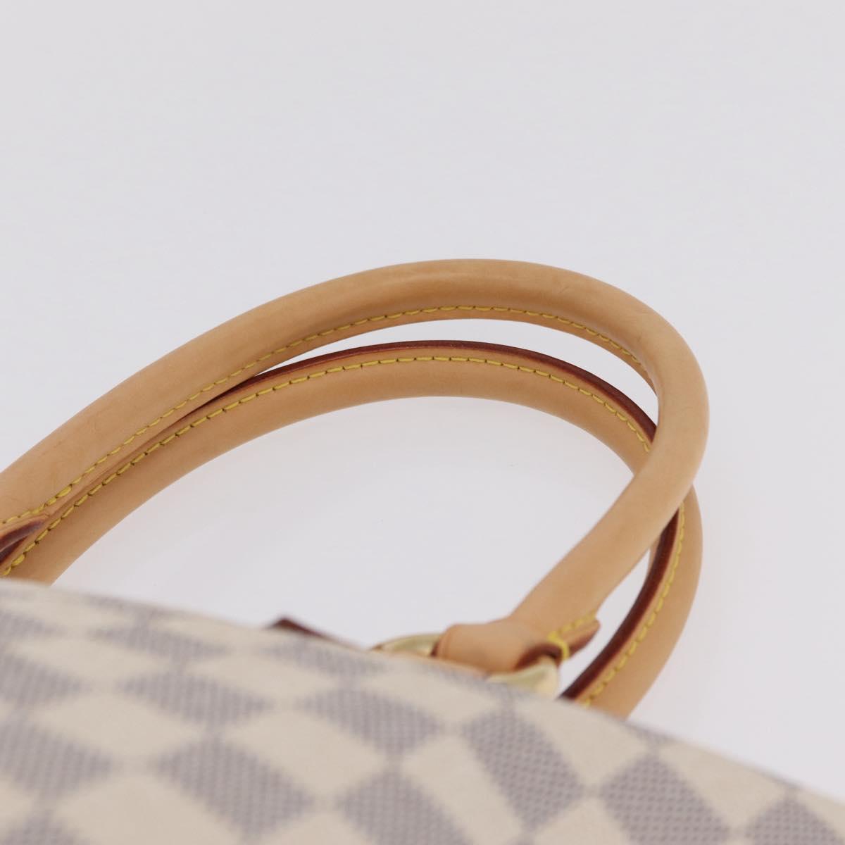 LOUIS VUITTON Damier Azur Saleya PM Tote Bag N51186 LV Auth ki6954V