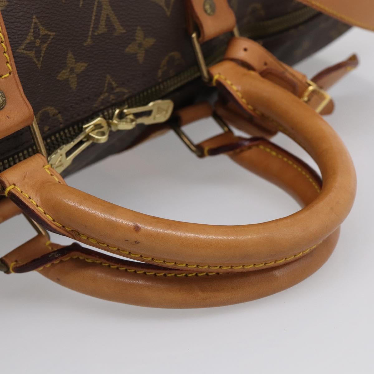LOUIS VUITTON Monogram Keepall Bandouliere 55 Boston Bag M41414 LV Auth ki6956V