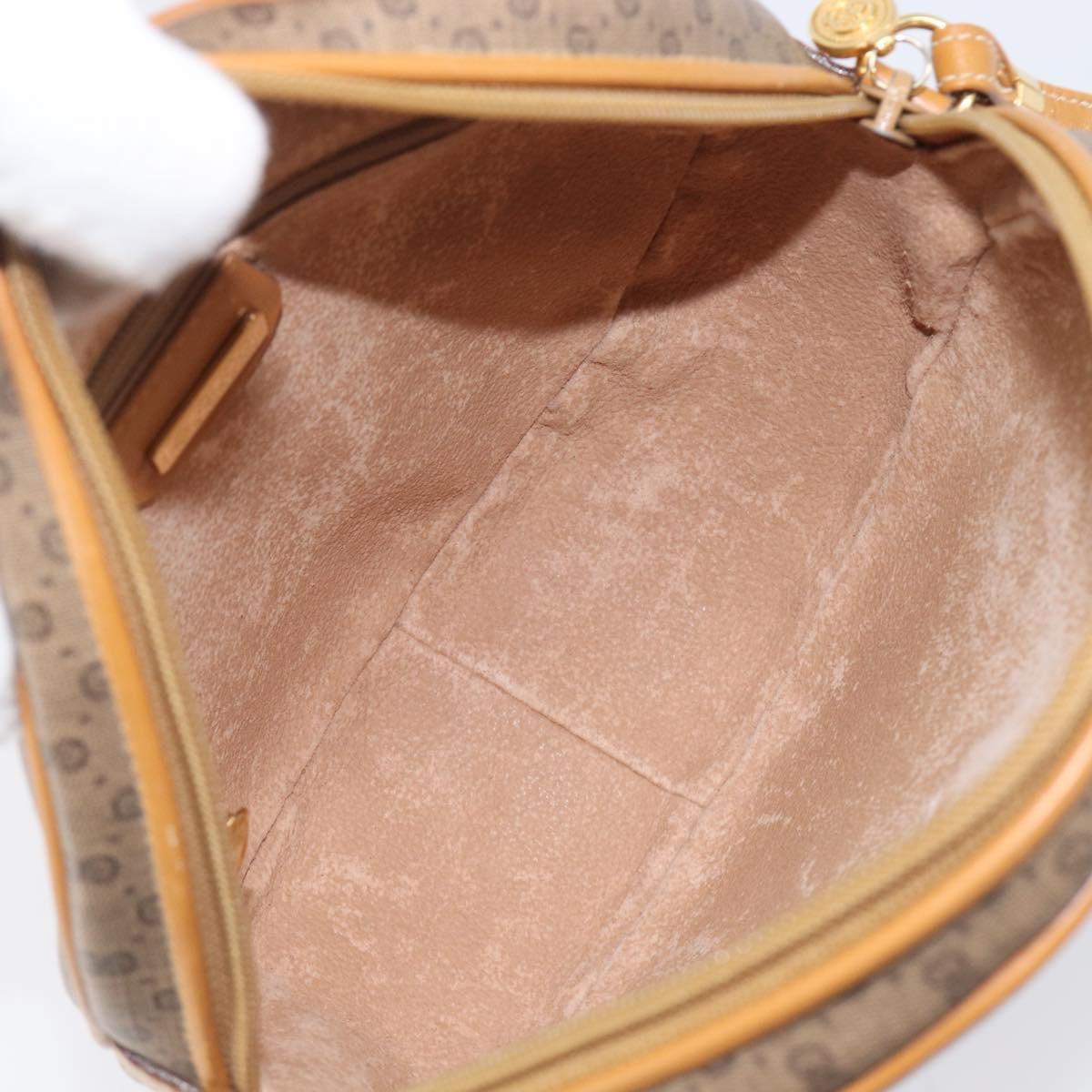 GUCCI Micro GG Shoulder Bag PVC Beige Gold Tone 007 104 0088 Auth ki6962
