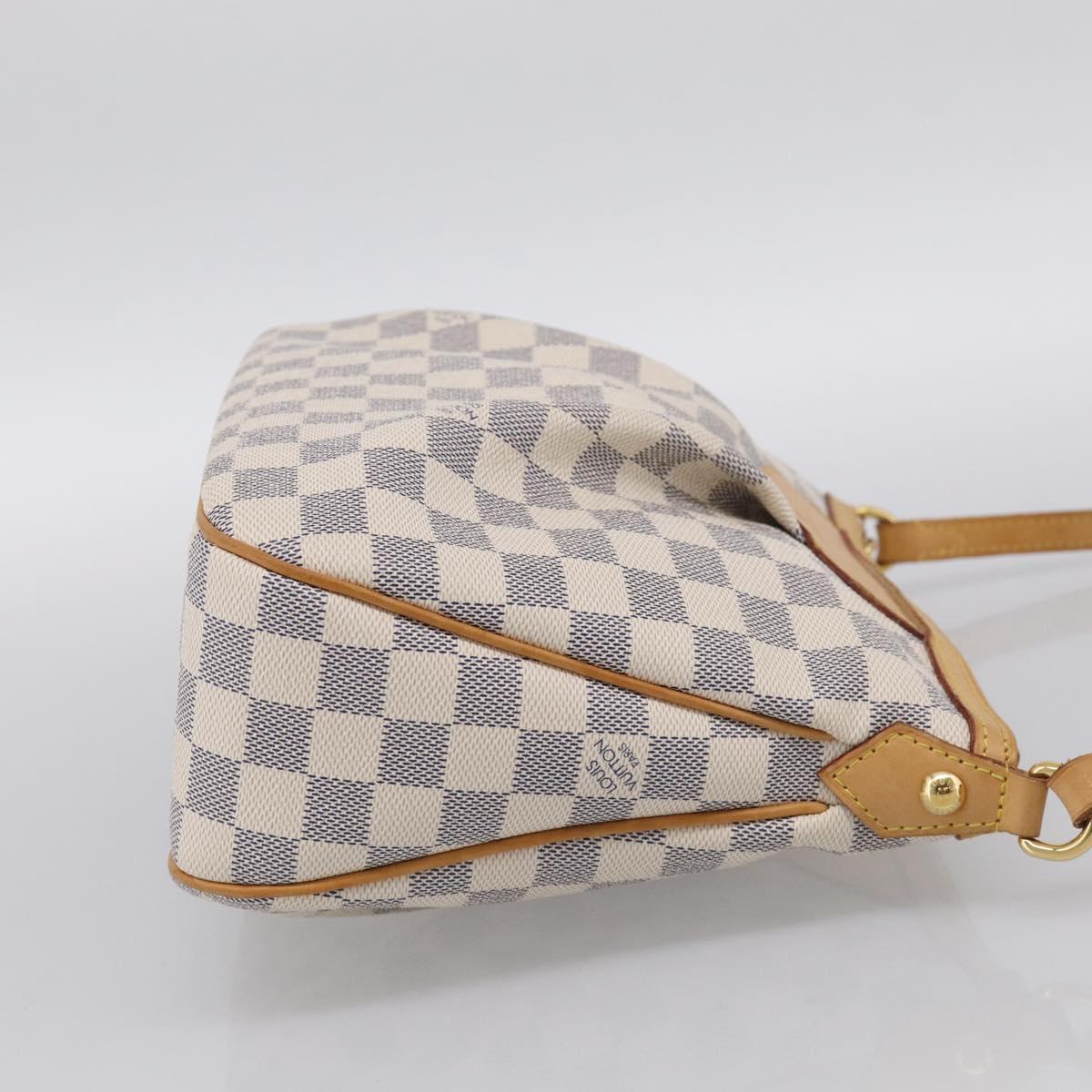 LOUIS VUITTON Damier Azur Siracusa PM Shoulder Bag N41113 LV Auth ki6967V