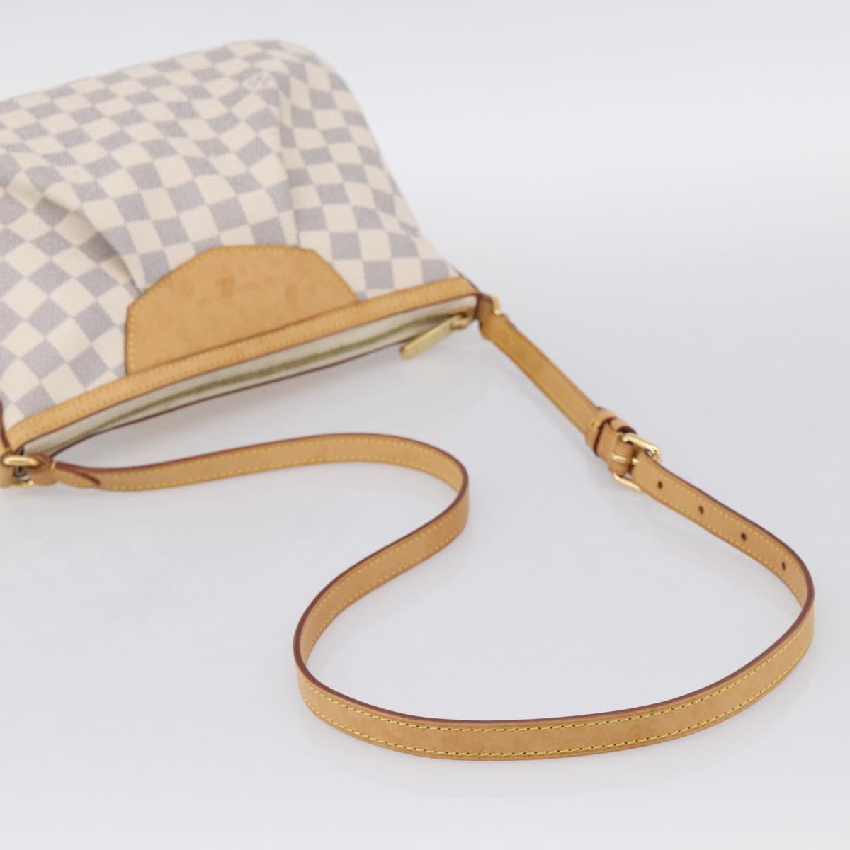LOUIS VUITTON Damier Azur Siracusa PM Shoulder Bag N41113 LV Auth ki6967V