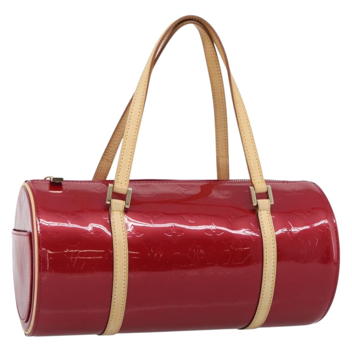 LOUIS VUITTON Monogram Vernis Bedford Hand Bag Red M91986 LV Auth ki6985V