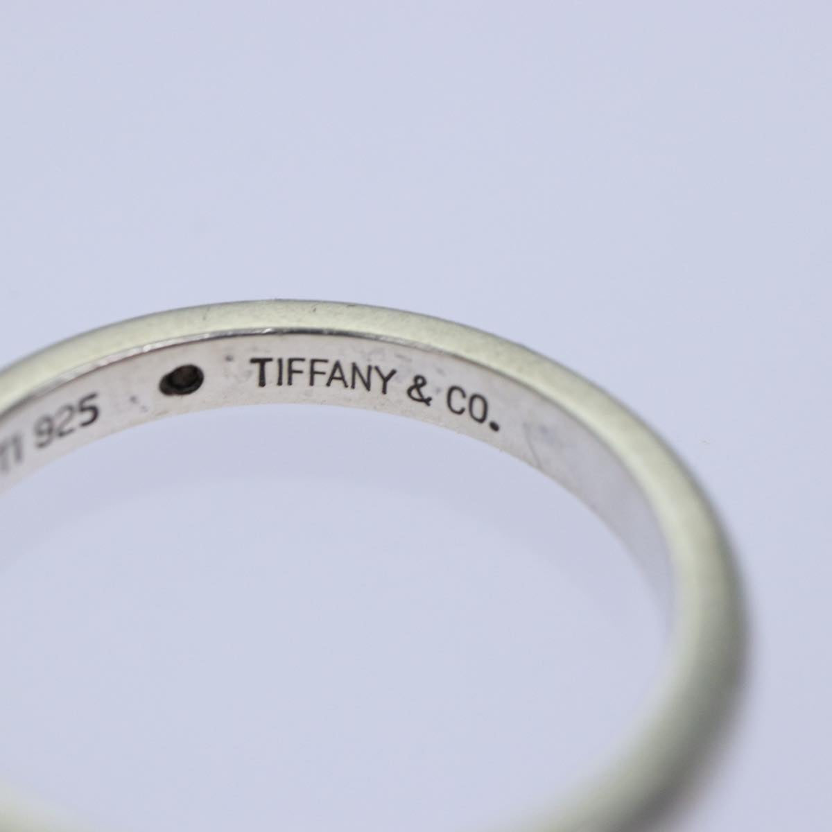 TIFFANY&Co. Ring Ag925 Silver #14(JP Size) Auth kk324