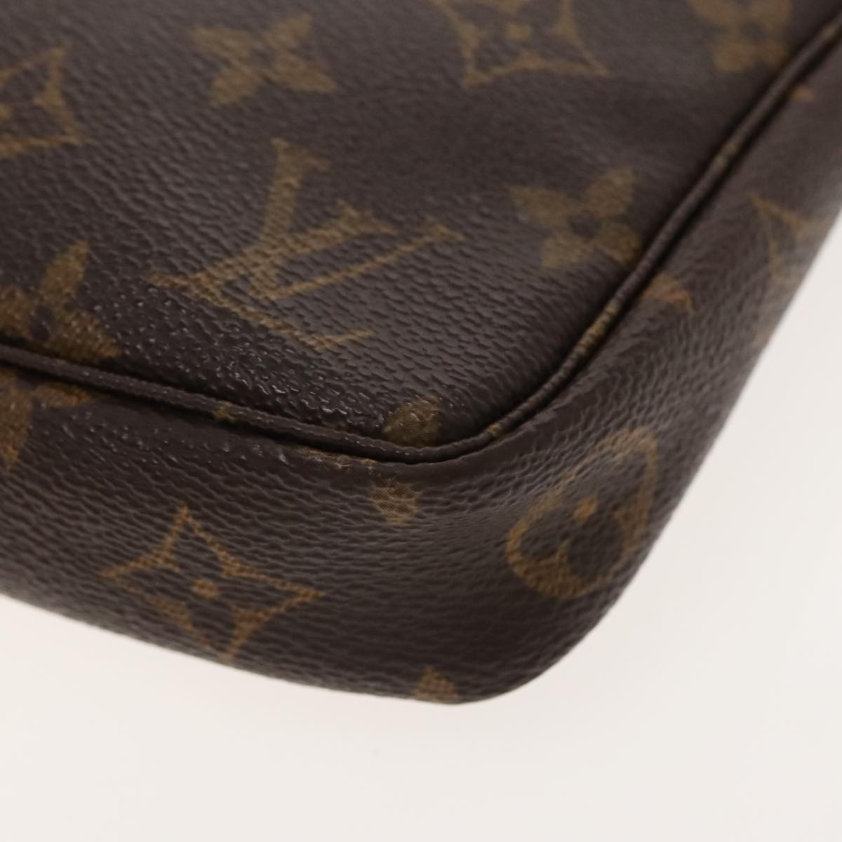 LOUIS VUITTON Monogram Pochette Accessoires Pouch M51980 LV Auth kk352