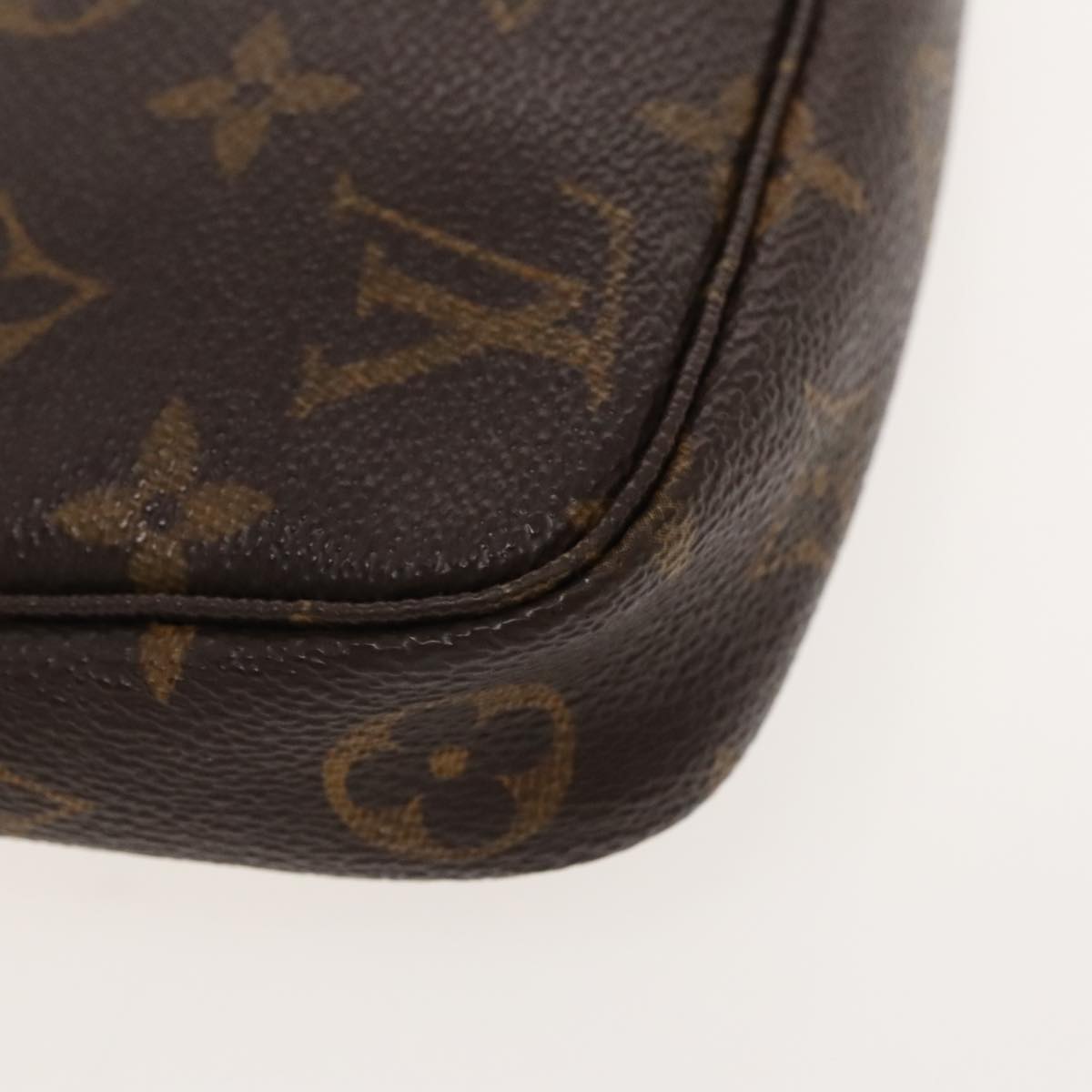 LOUIS VUITTON Monogram Pochette Accessoires Pouch M51980 LV Auth kk352