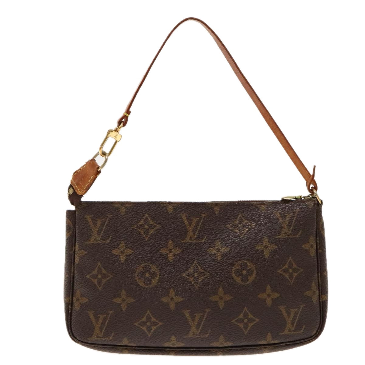 LOUIS VUITTON Monogram Pochette Accessoires Pouch M51980 LV Auth kk352