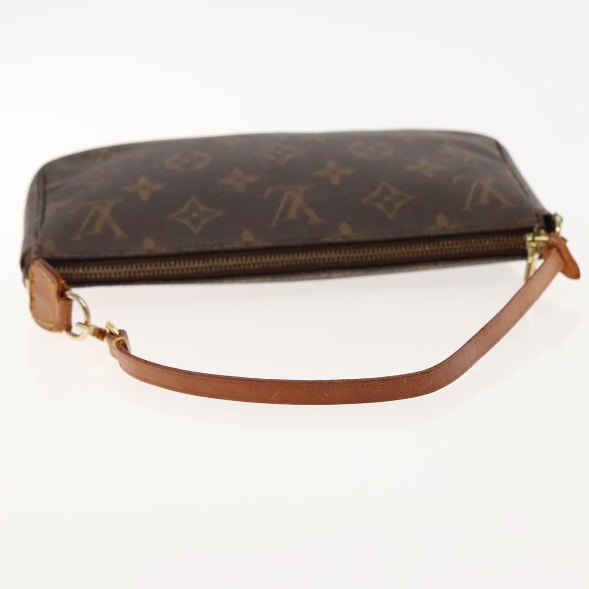 LOUIS VUITTON Monogram Pochette Accessoires Pouch M51980 LV Auth kk352