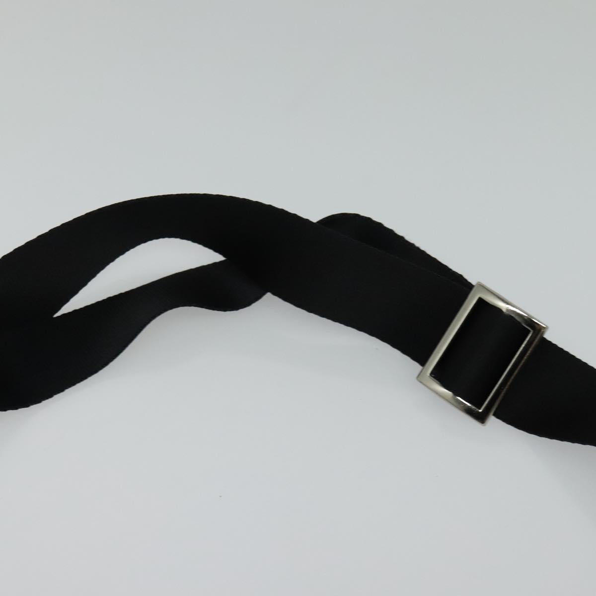 BURBERRY Nova Check Blue Label Shoulder Bag Nylon Beige Silver Auth kk460