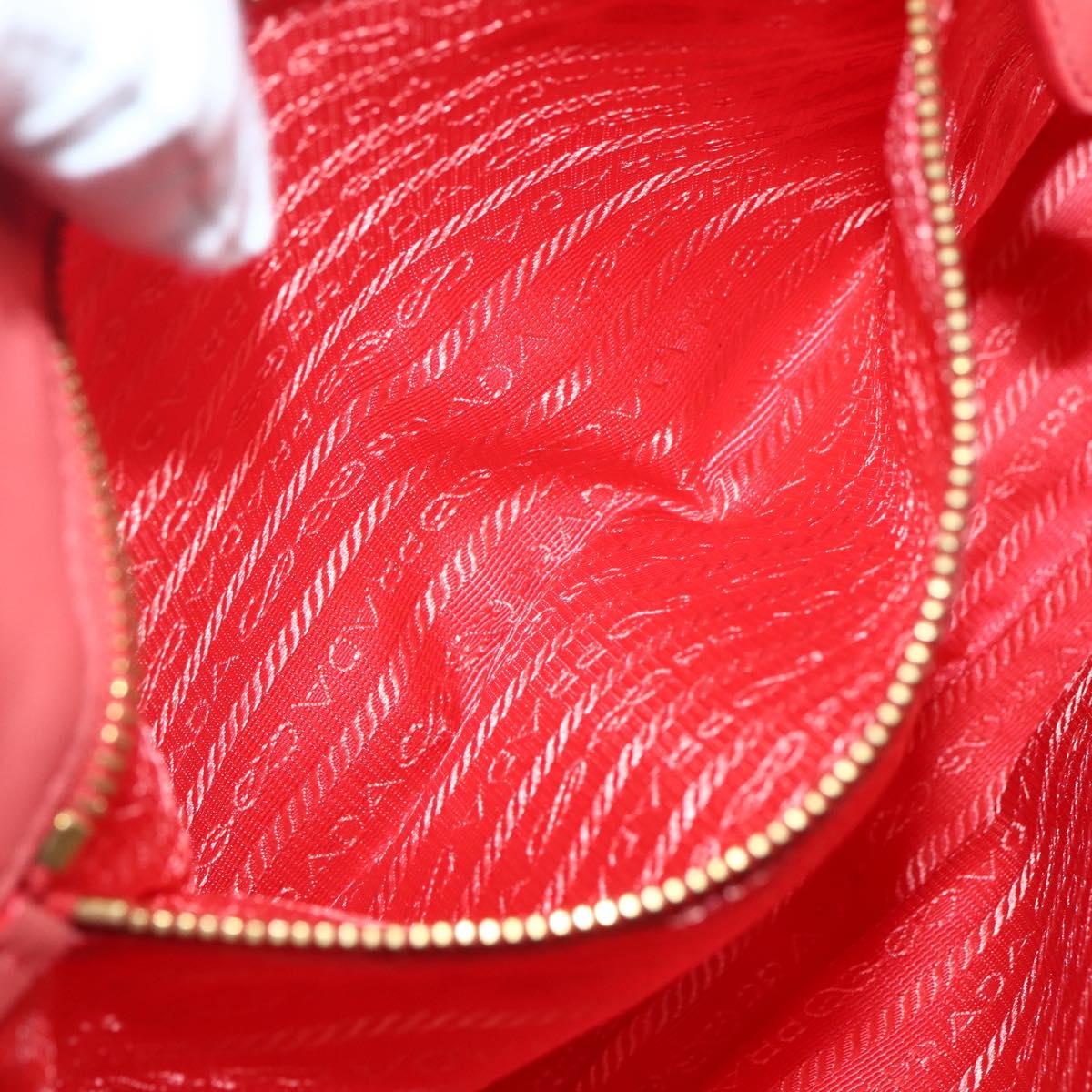 PRADA Hand Bag Nylon 2way Multicolor Gold Auth kk565