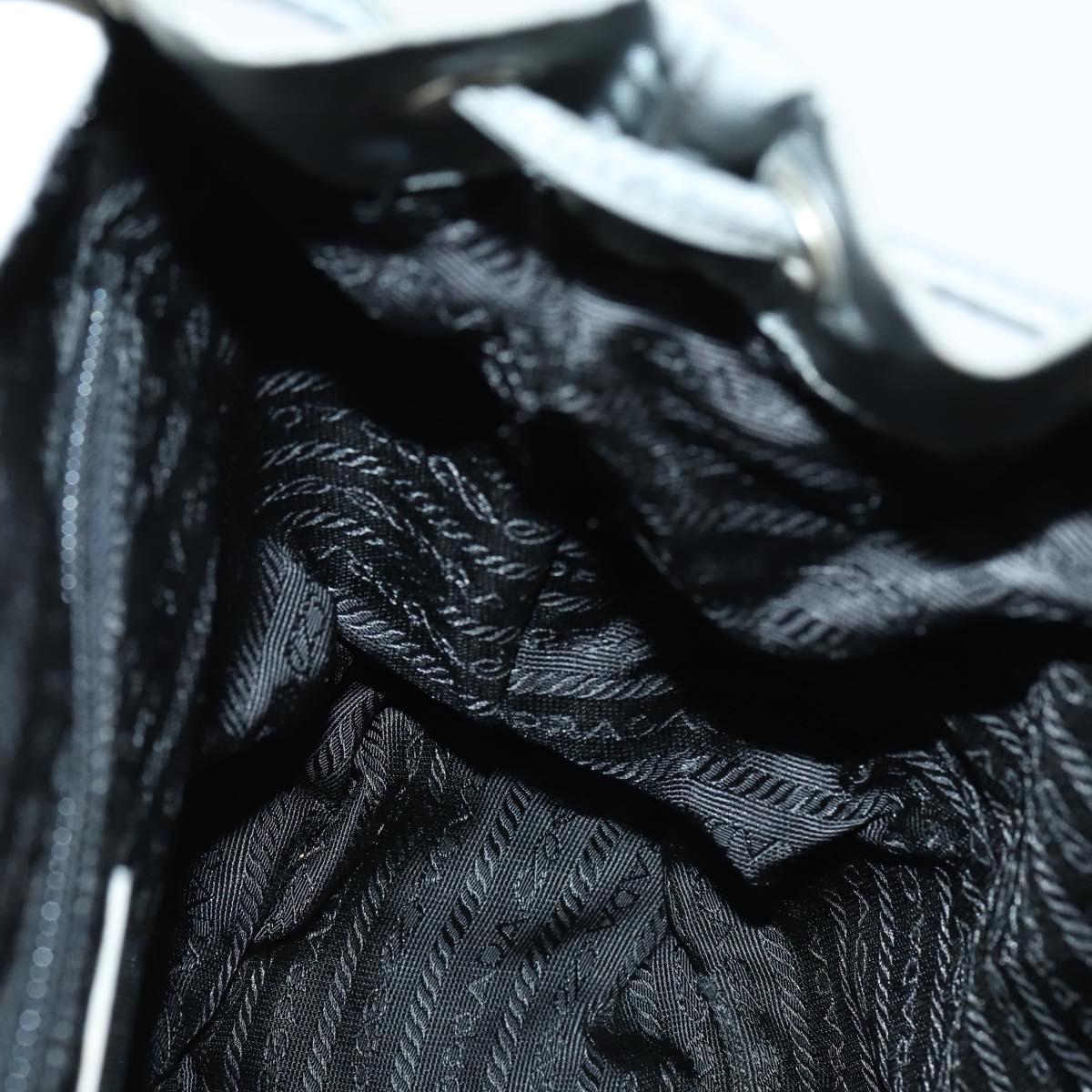 PRADA Backpack Nylon Gray Silver Auth kk572