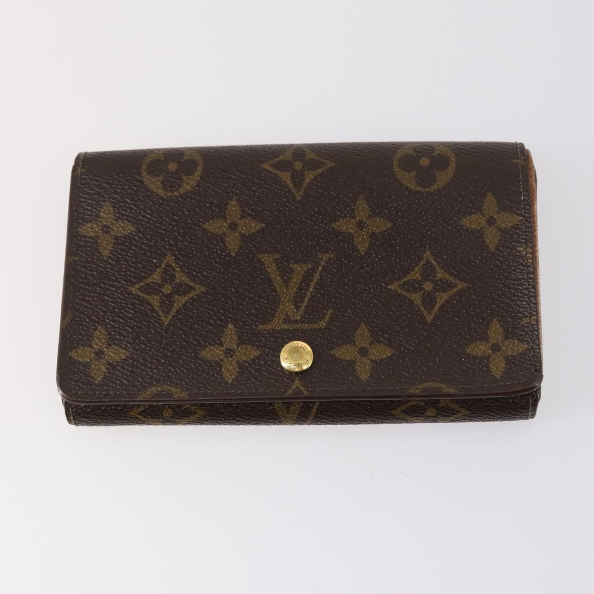 LOUIS VUITTON Monogram Portefeuille Tresol Wallet 4Set M61736 LV Auth kk574