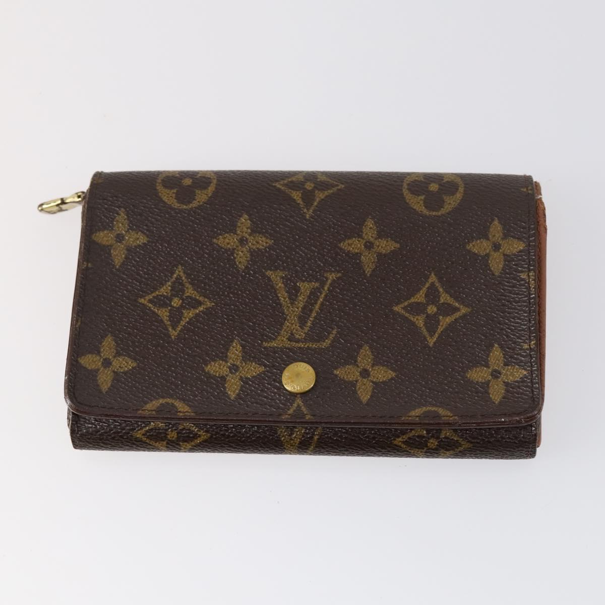 LOUIS VUITTON Monogram Portefeuille Tresol Wallet 4Set M61736 LV Auth kk574