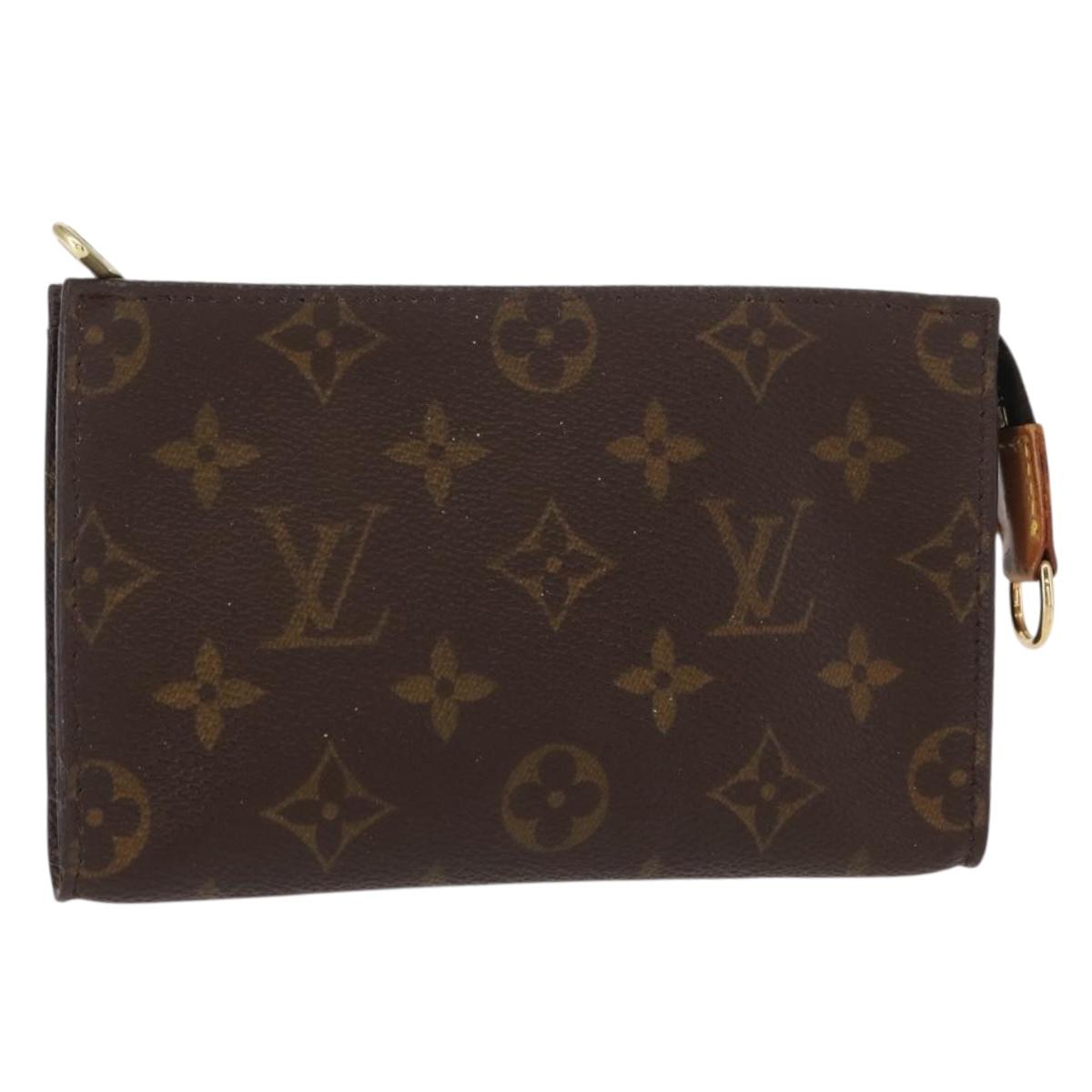 LOUIS VUITTON Monogram Bucket PM Accessory Pouch LV Auth kk578