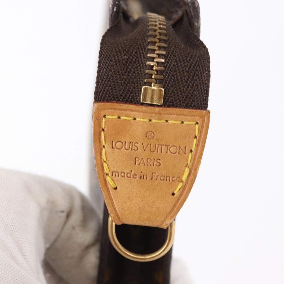 LOUIS VUITTON Monogram Bucket PM Accessory Pouch LV Auth kk579