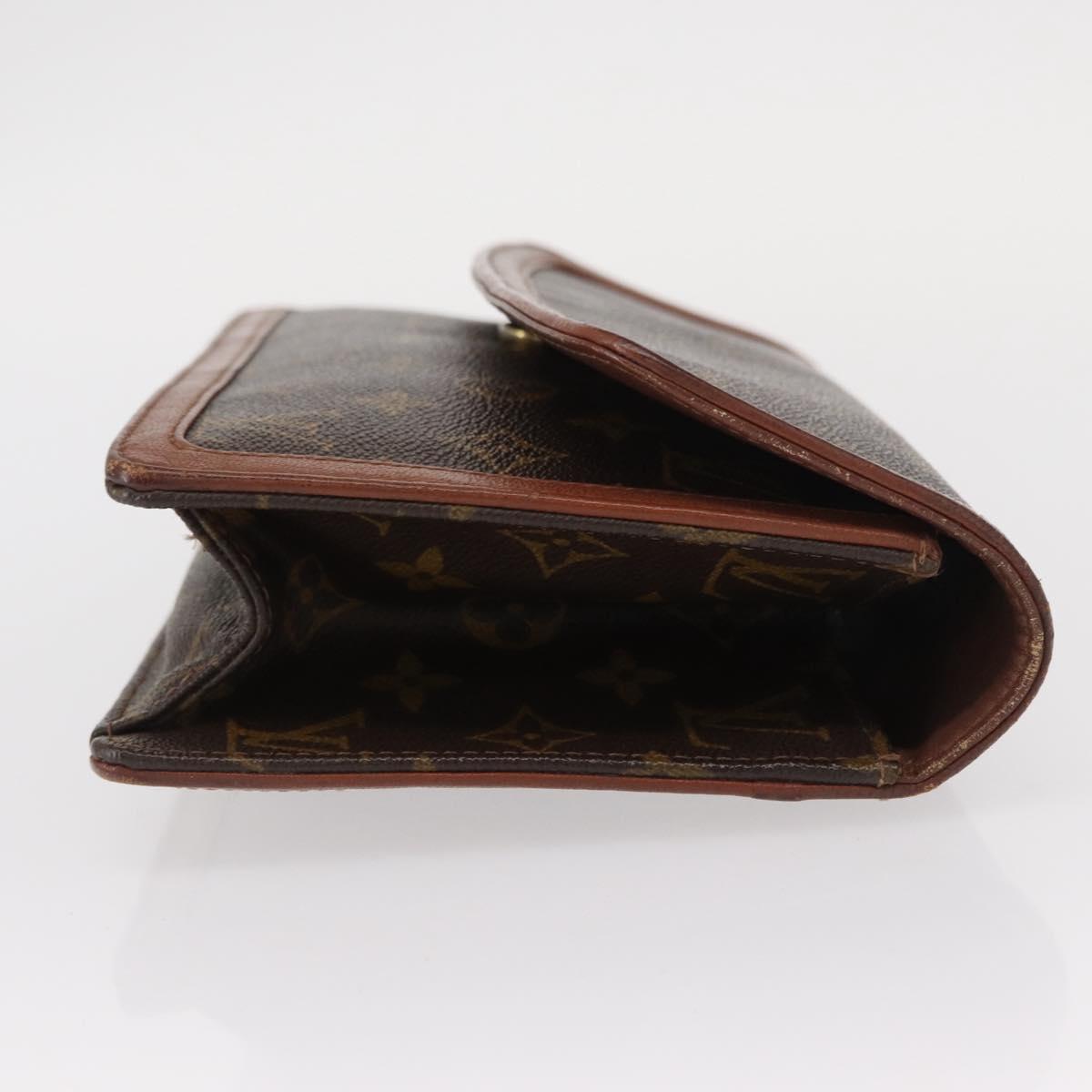 LOUIS VUITTON Monogram Pochette Dam GM Clutch Bag M51810 LV Auth kk584