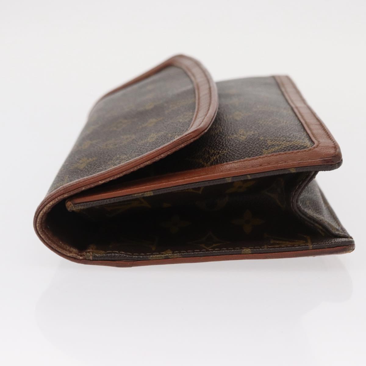 LOUIS VUITTON Monogram Pochette Dam GM Clutch Bag M51810 LV Auth kk584