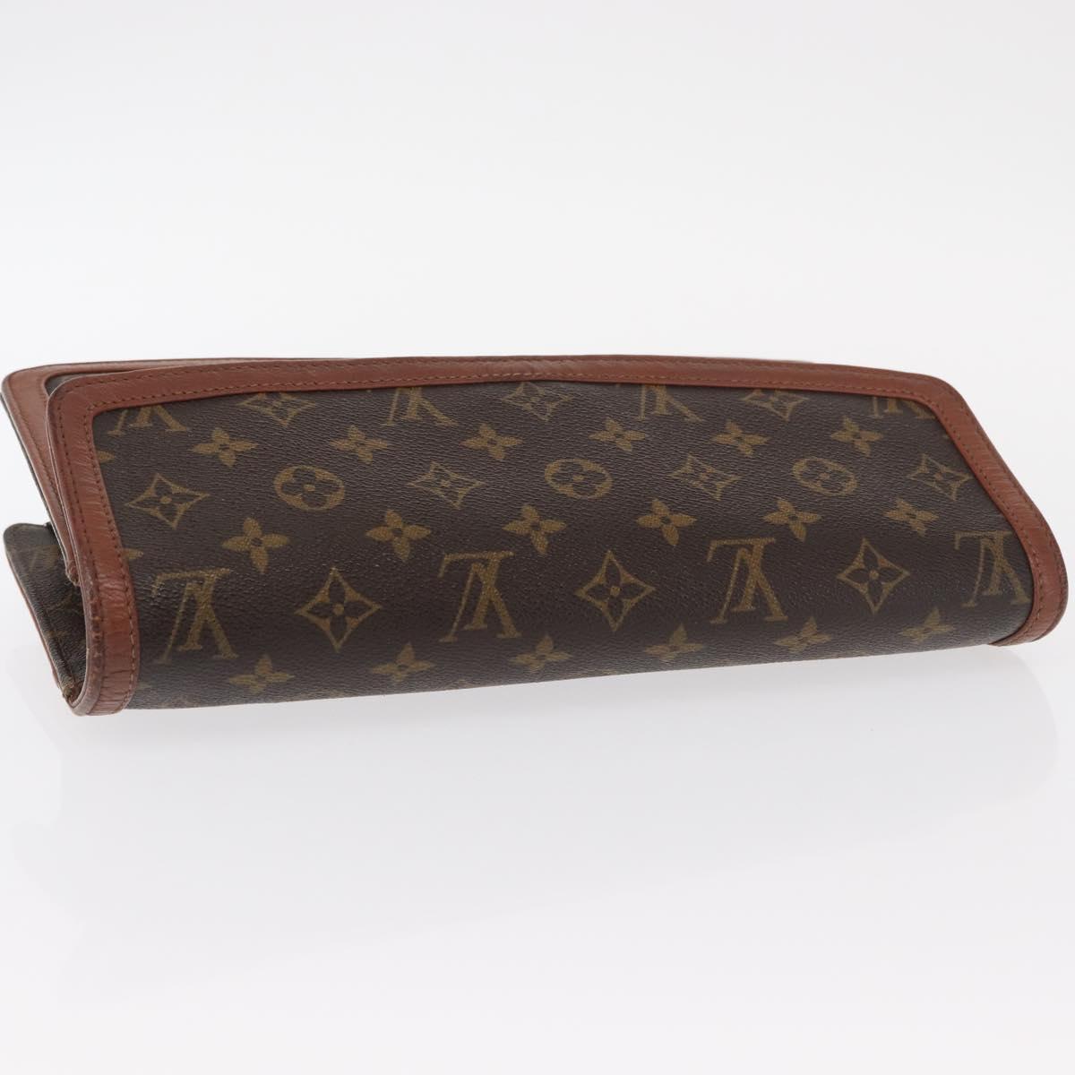 LOUIS VUITTON Monogram Pochette Dam GM Clutch Bag M51810 LV Auth kk584