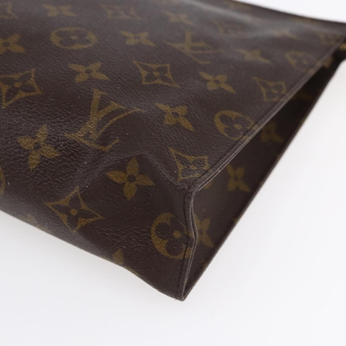 LOUIS VUITTON Monogram Poche Toilette 26 Pouch M47542 LV Auth kk587