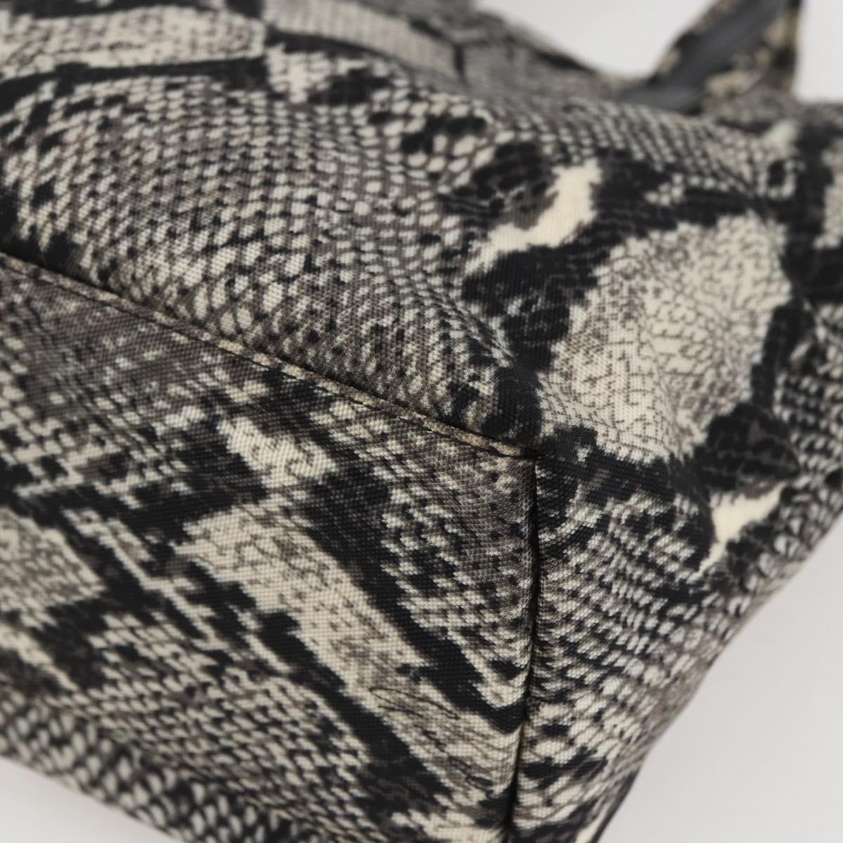 GUCCI Hand Bag Nylon Beige Gold 002 8080 Auth kk590