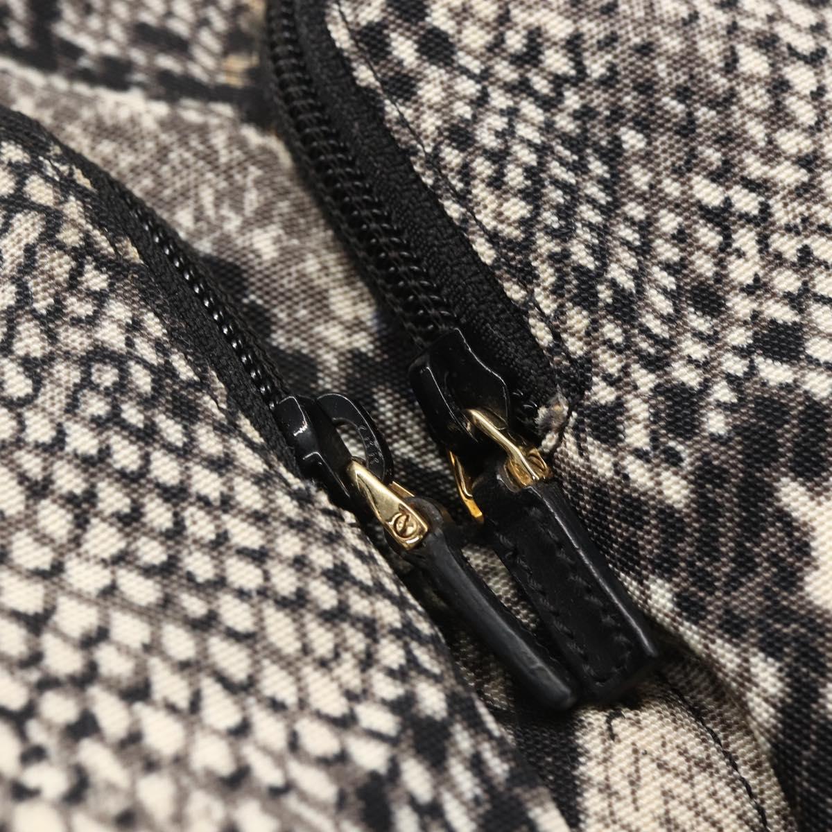 GUCCI Hand Bag Nylon Beige Gold 002 8080 Auth kk590