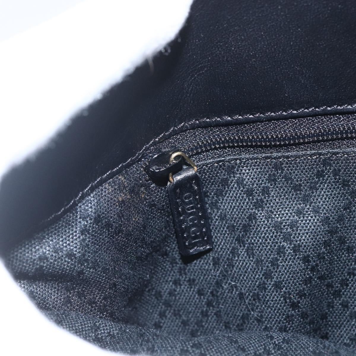 GUCCI Hand Bag Nylon Beige Gold 002 8080 Auth kk590