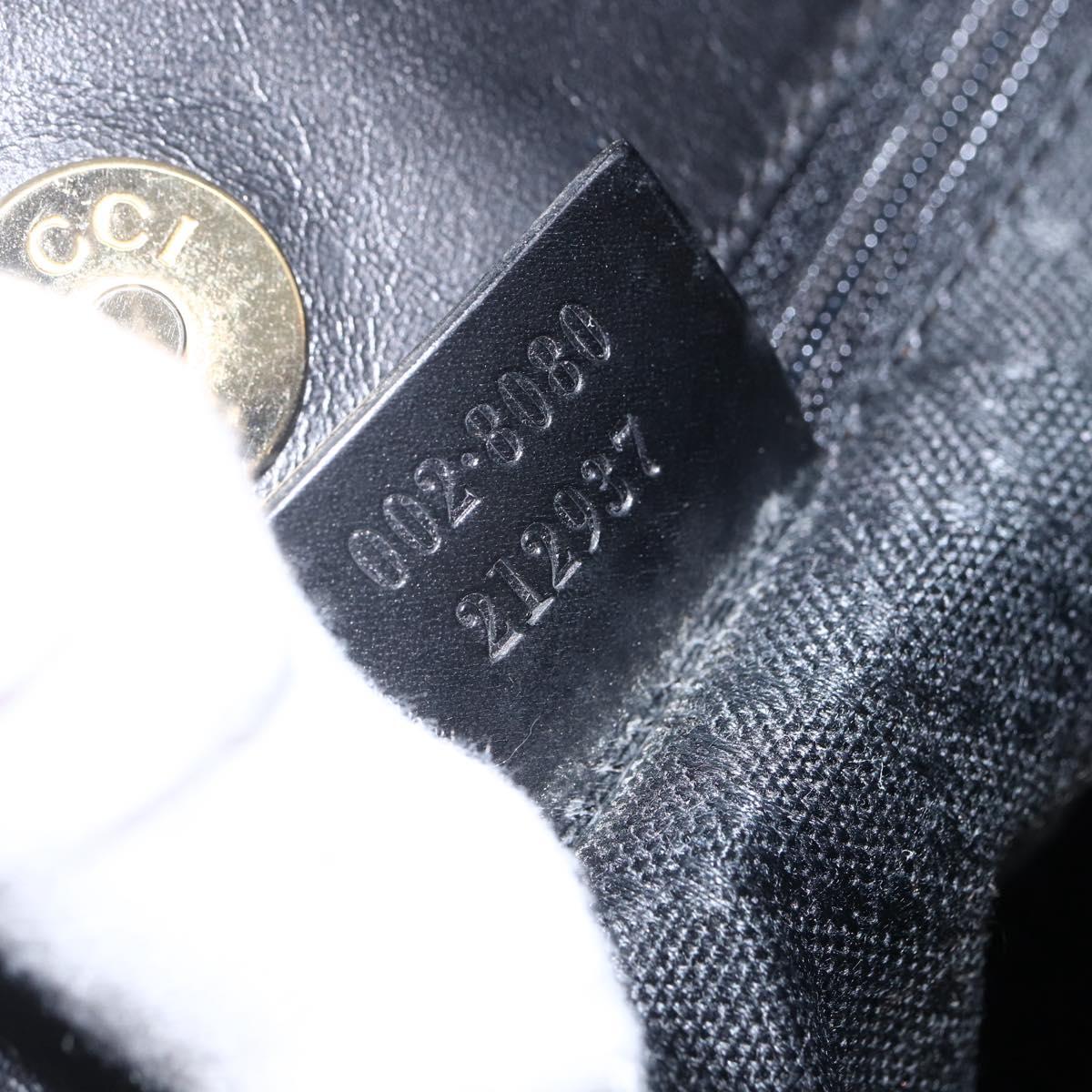 GUCCI Hand Bag Nylon Beige Gold 002 8080 Auth kk590