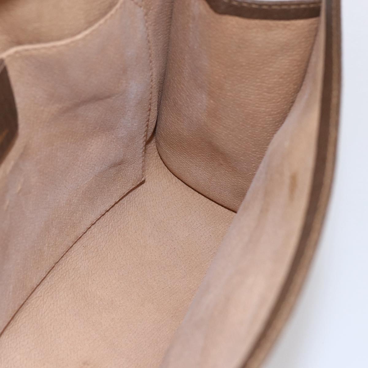 GUCCI GG Supreme Web Sherry Line Clutch Bag PVC Red Beige 89 01 030 Auth kk591