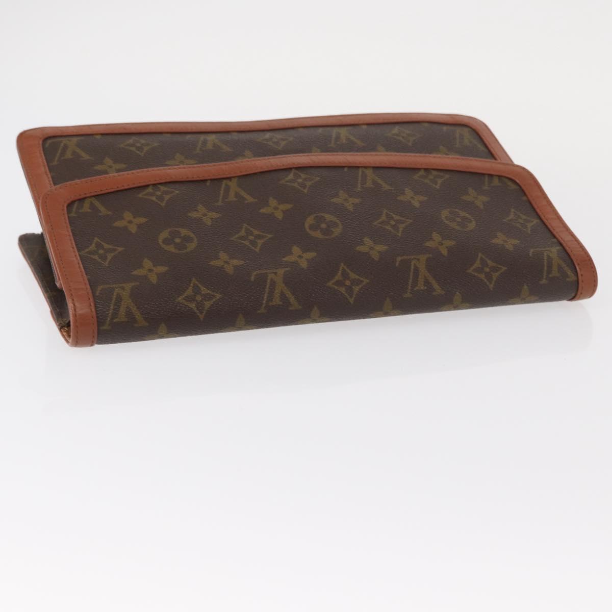 LOUIS VUITTON Monogram Pochette Dam GM Clutch Bag M51810 LV Auth kk595