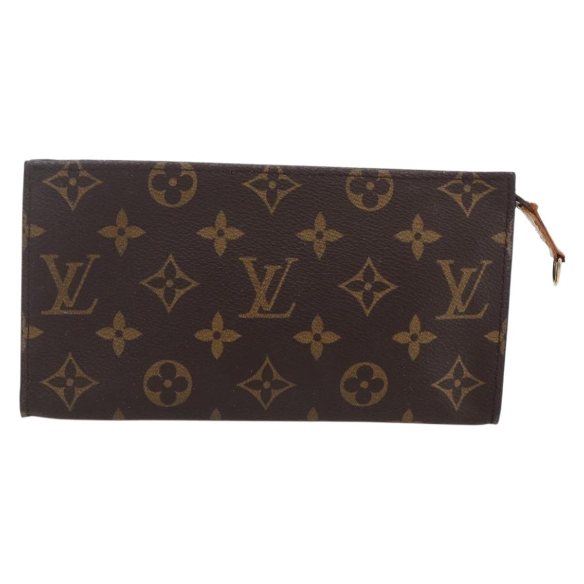 LOUIS VUITTON Monogram Bucket GM Accessory Pouch LV Auth kk597