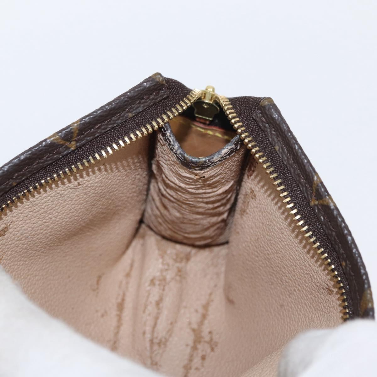 LOUIS VUITTON Monogram Poche Toilette 15 Pouch M47546 LV Auth kk612
