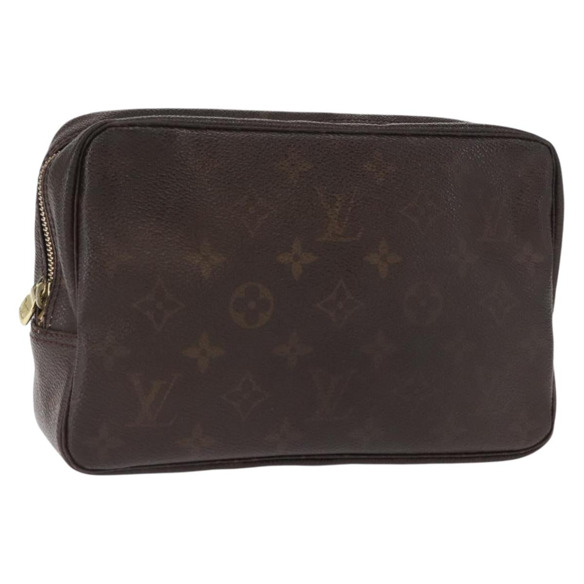 LOUIS VUITTON Monogram Trousse Toilette 23 Clutch Bag M47524 LV Auth kk613