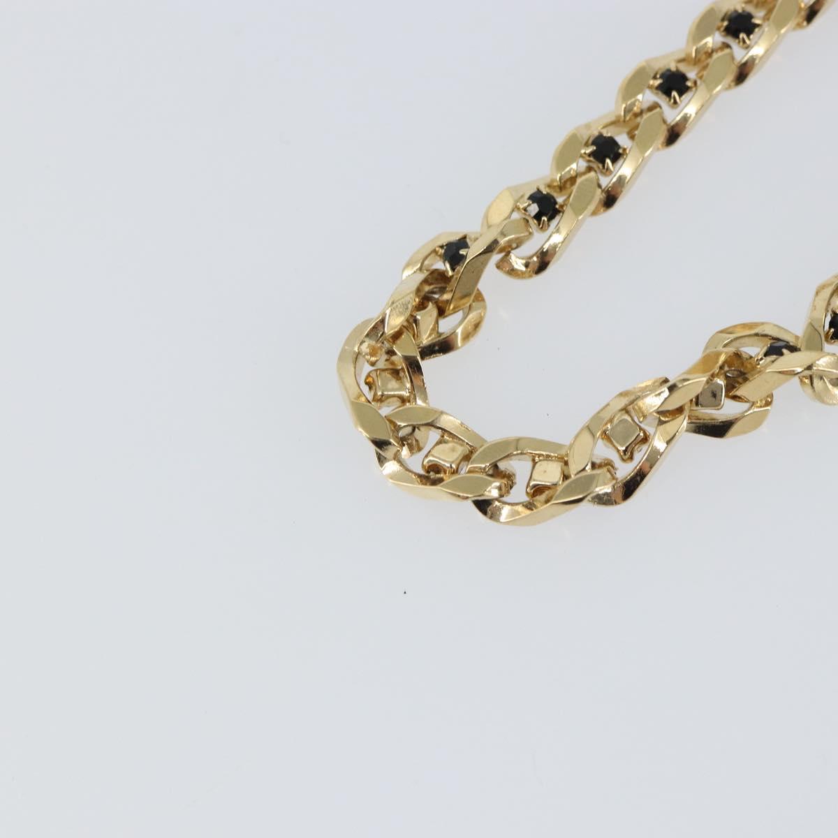 GIVENCHY Bracelet metal Gold Tone Auth kk615