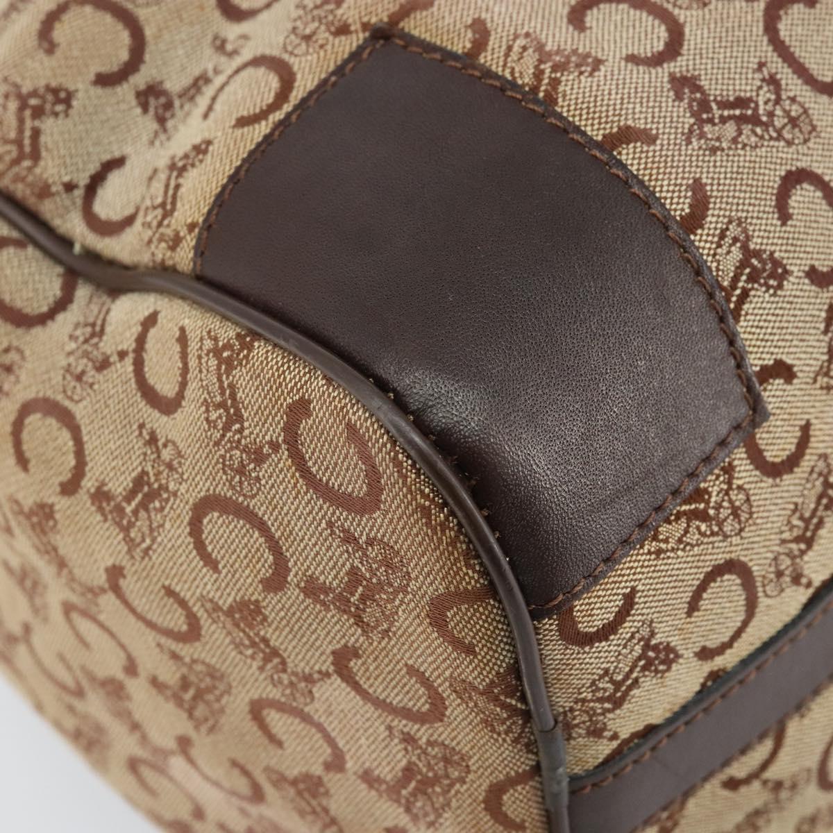 CELINE C Sulky Hand Bag Canvas Brown Auth kk621
