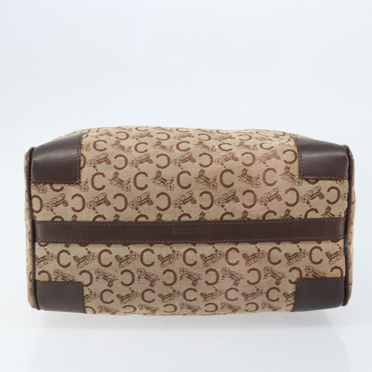 CELINE C Sulky Hand Bag Canvas Brown Auth kk621