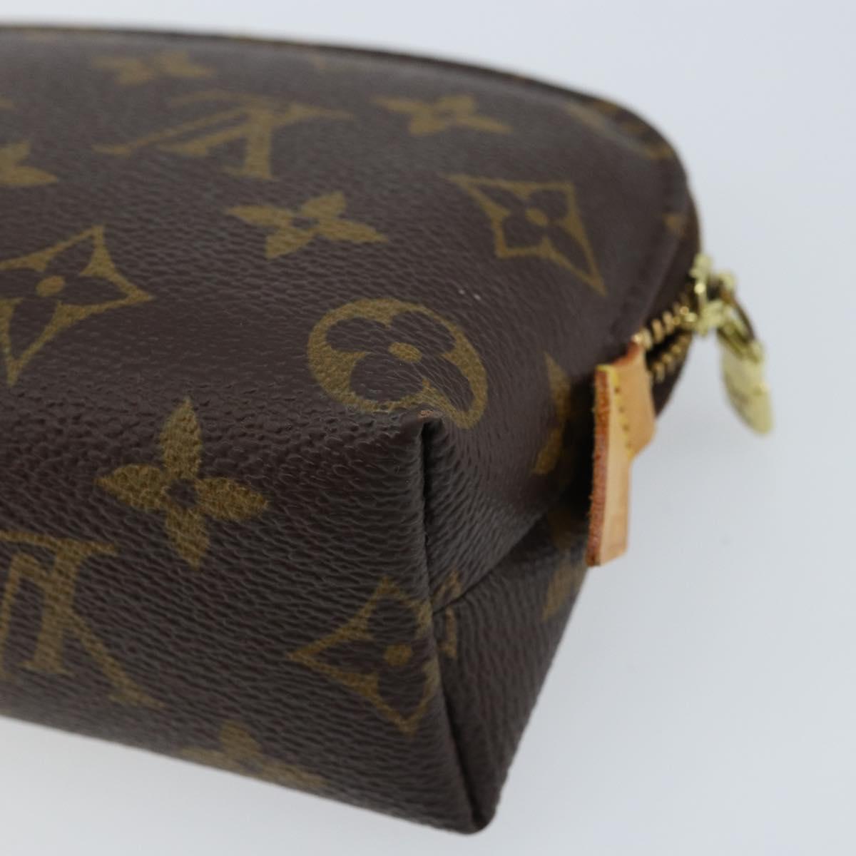 LOUIS VUITTON Monogram Pochette Cosmetic PM Pouch M43998 LV Auth kk640