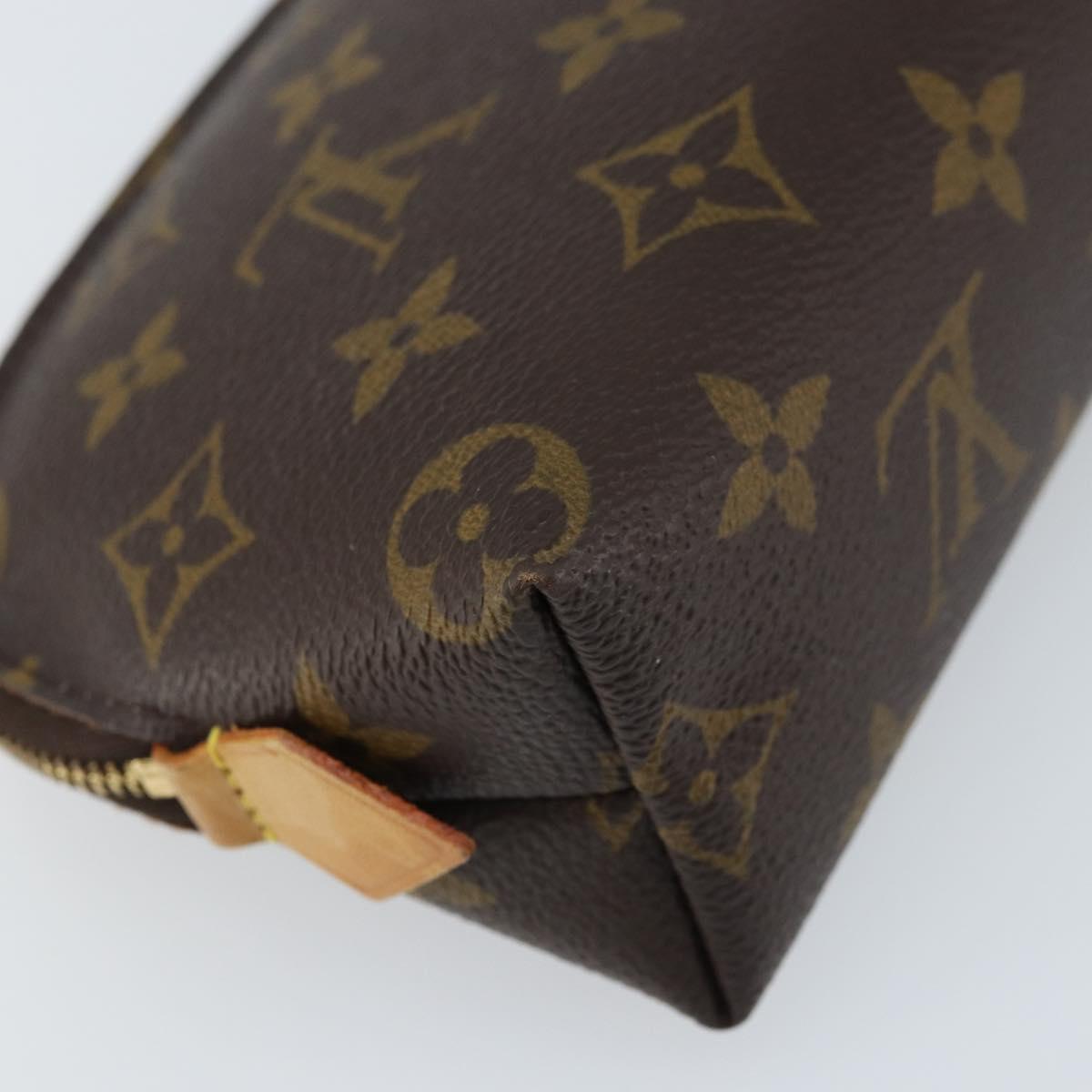 LOUIS VUITTON Monogram Pochette Cosmetic PM Pouch M43998 LV Auth kk640