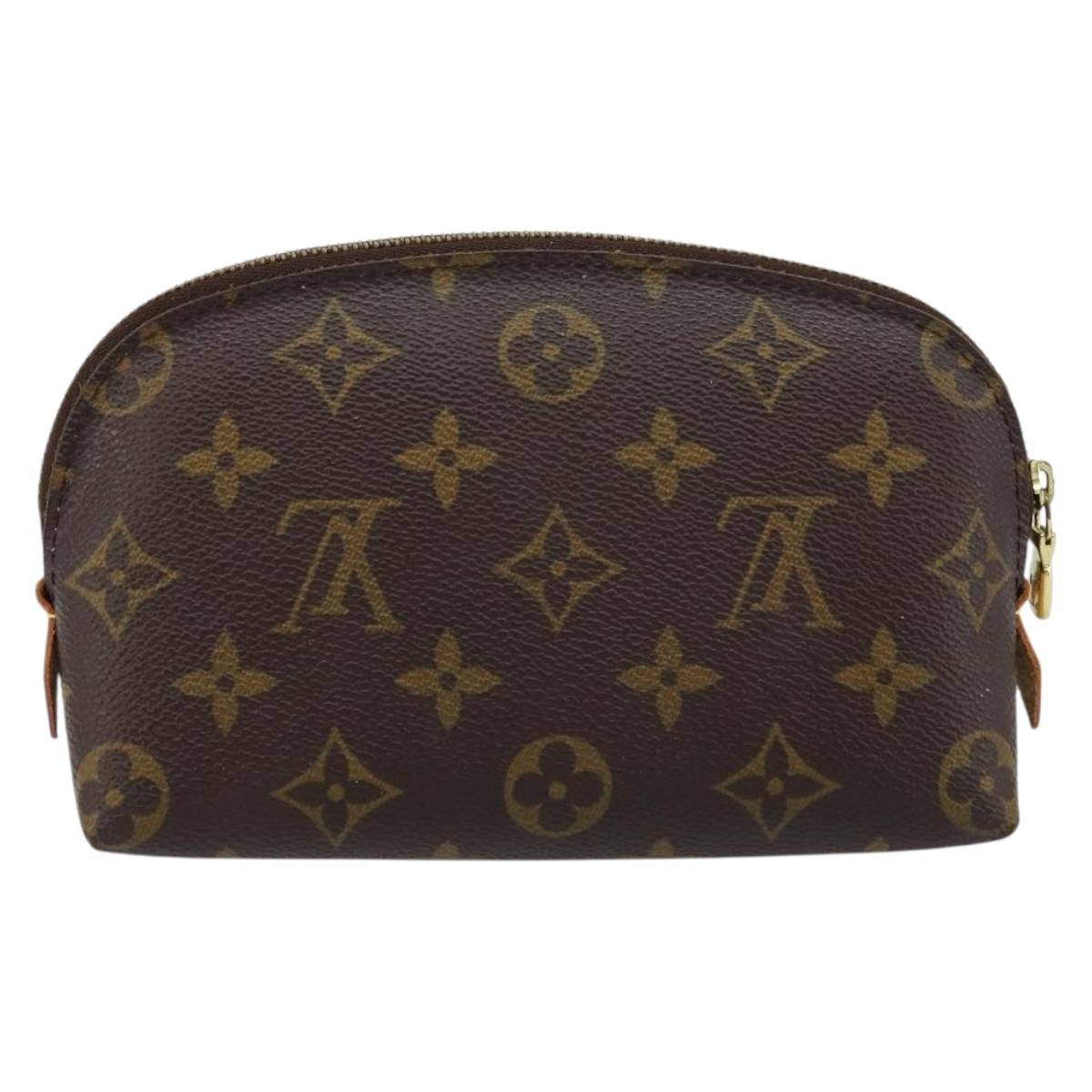 LOUIS VUITTON Monogram Pochette Cosmetic PM Pouch M43998 LV Auth kk640